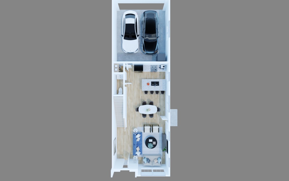 The Maverick (4201) - 4 bedroom floorplan layout with 3.5 bathrooms and 1758 - 1785 square feet (Layout 1 - Floor 1)