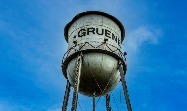 a water tower